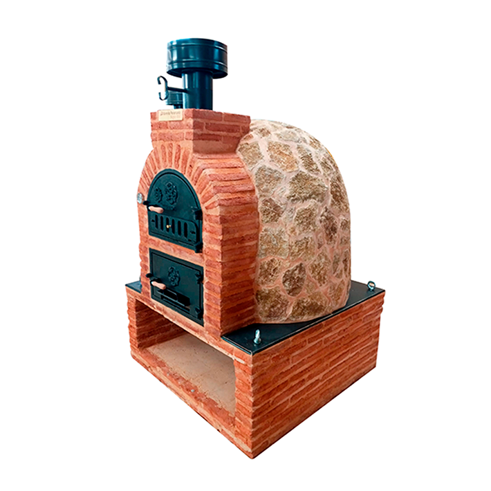 Horno mudejar con piedra 