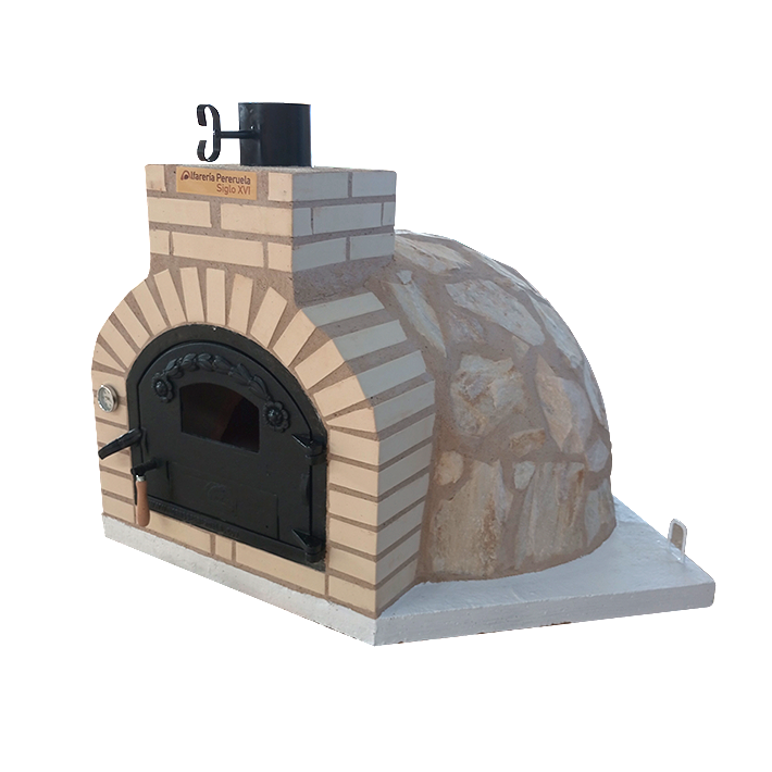 Oven assembled Iberian stone yellow-cream